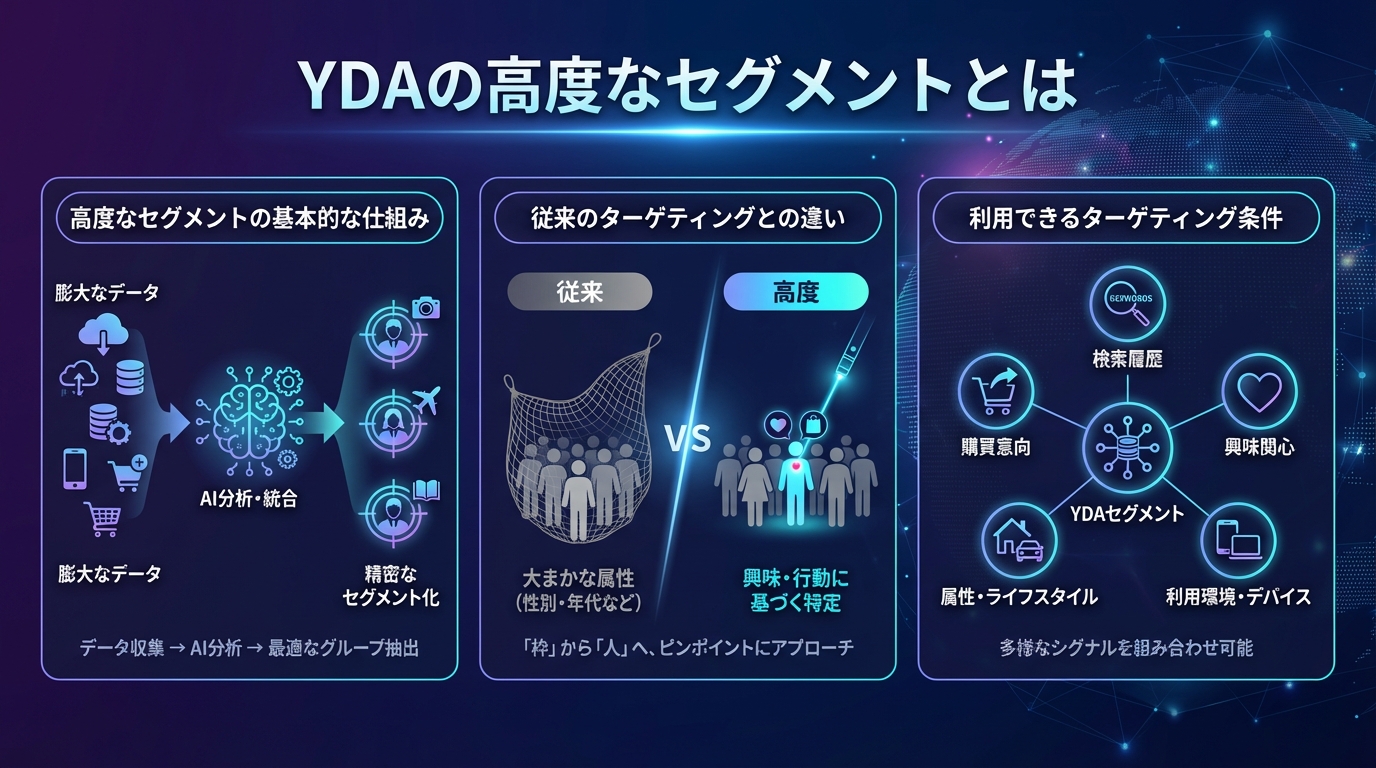 YDAの高度なセグメントとは