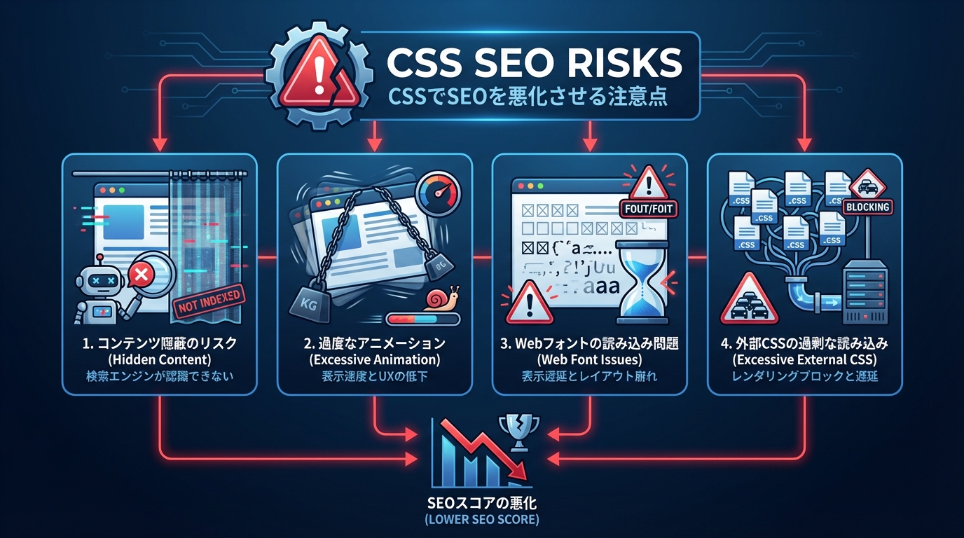 CSSでSEOを悪化させる注意点