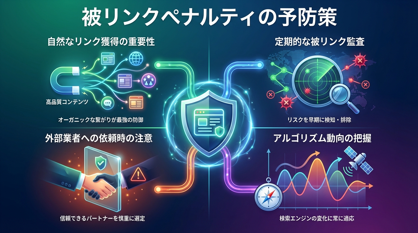 被リンクペナルティの予防策