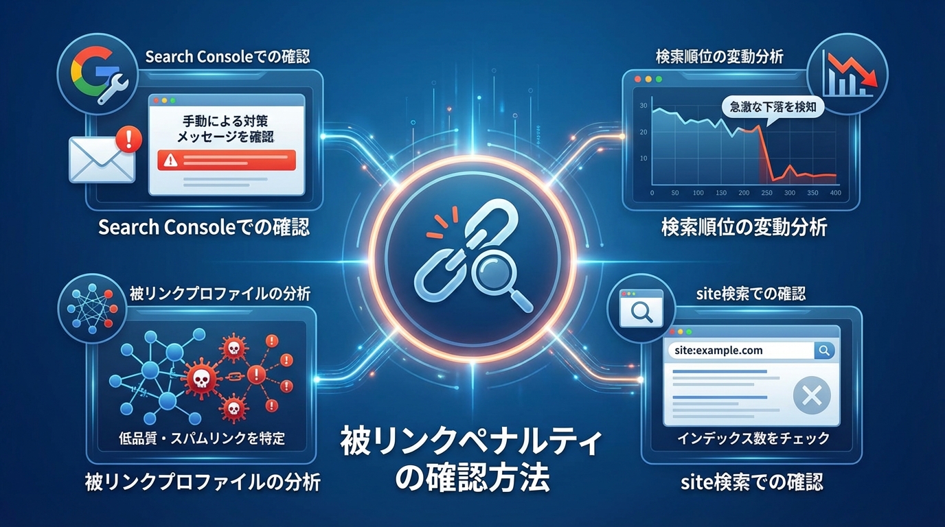 被リンクペナルティの確認方法