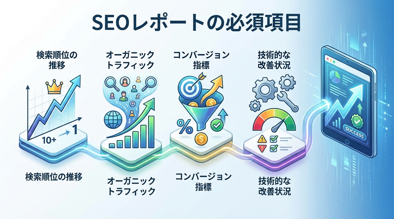 SEOレポートの必須項目