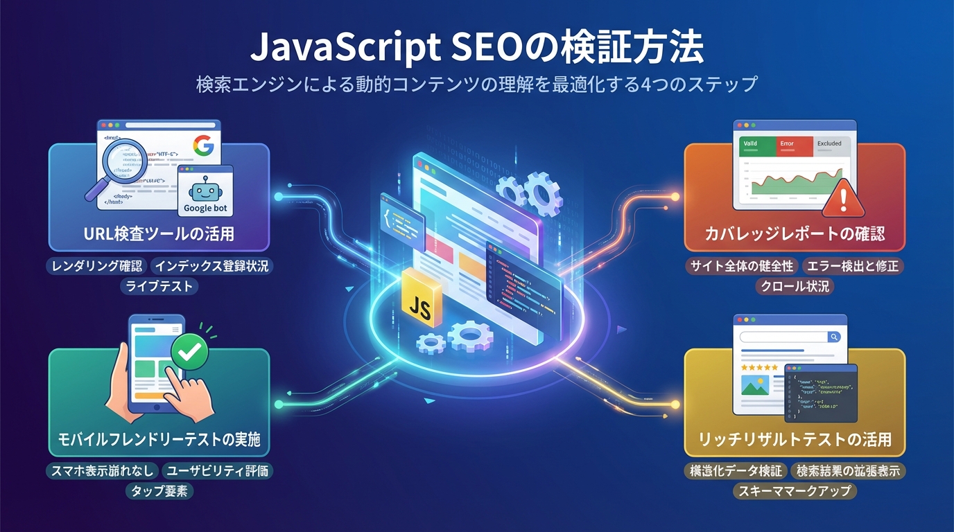 JavaScript SEOの検証方法