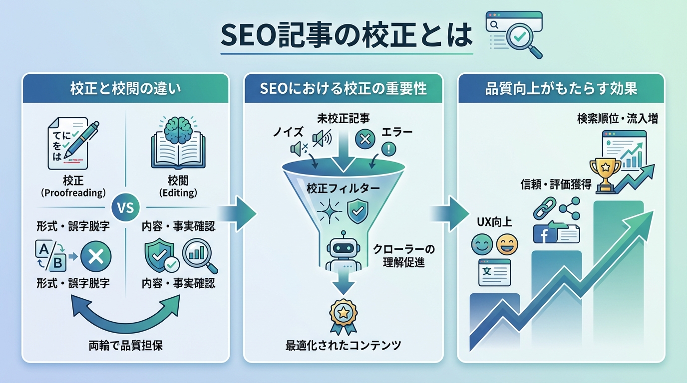 SEO記事の校正とは