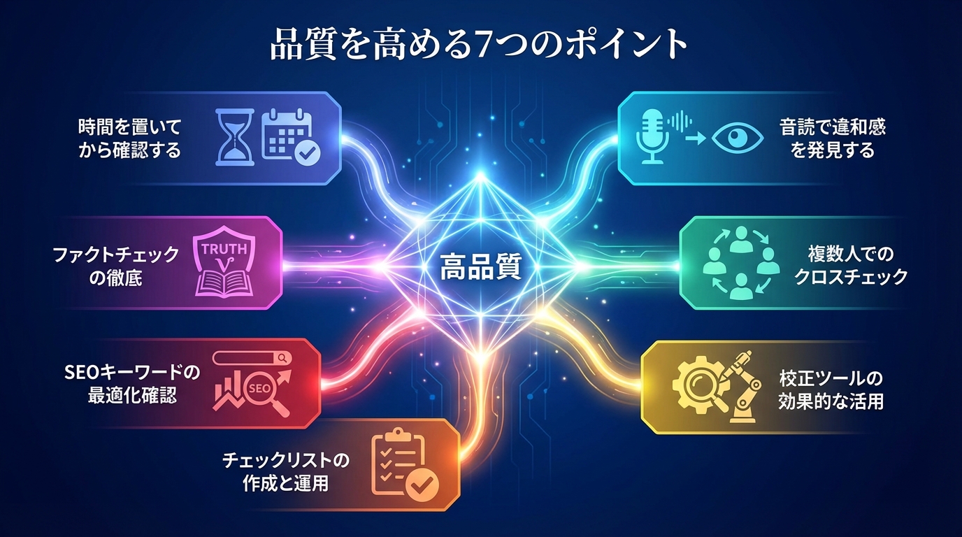 品質を高める7つのポイント