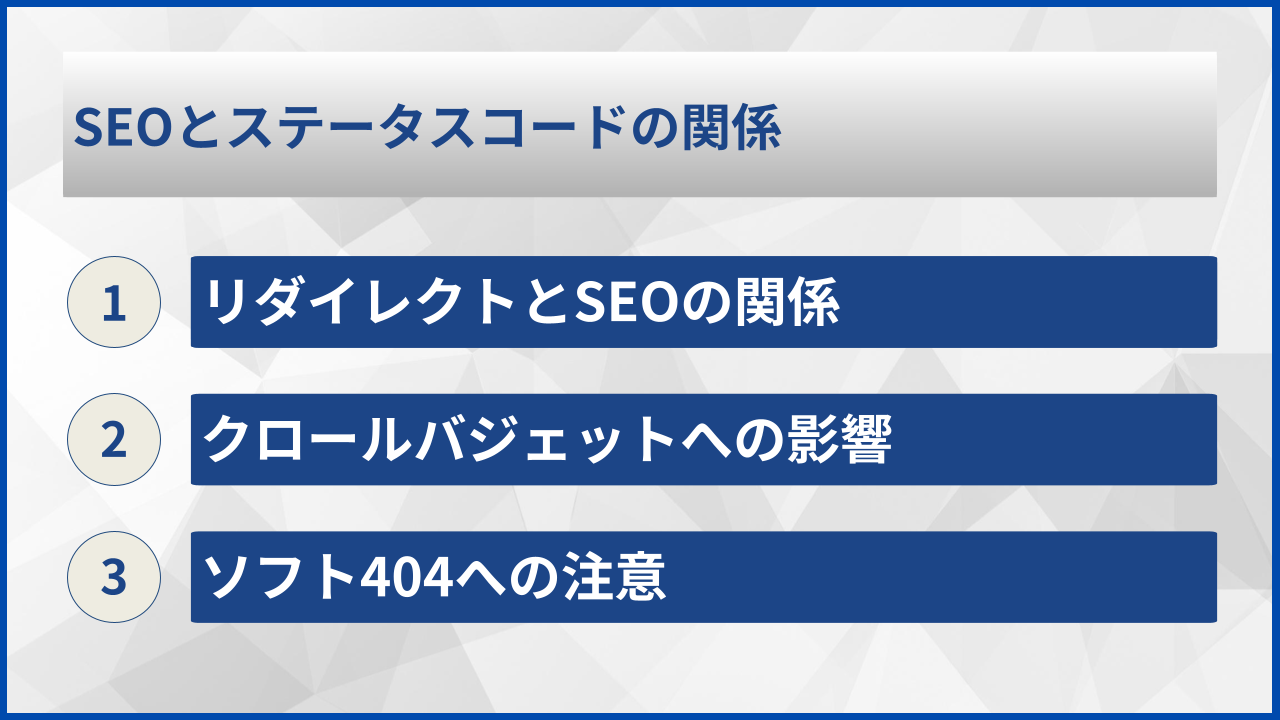 SEOとステータスコードの関係