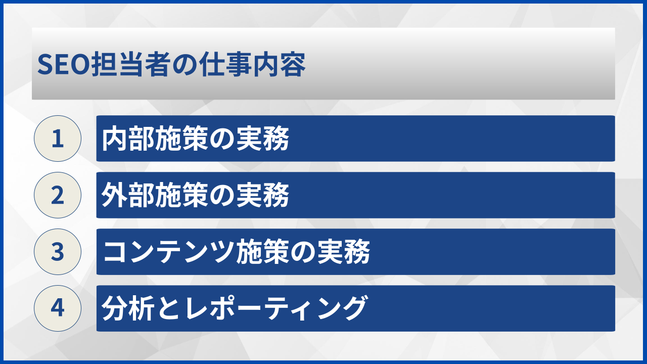 SEO担当者の仕事内容