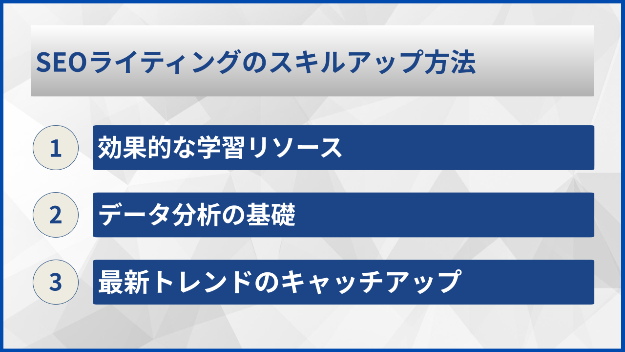 SEOライティングのスキルアップ方法