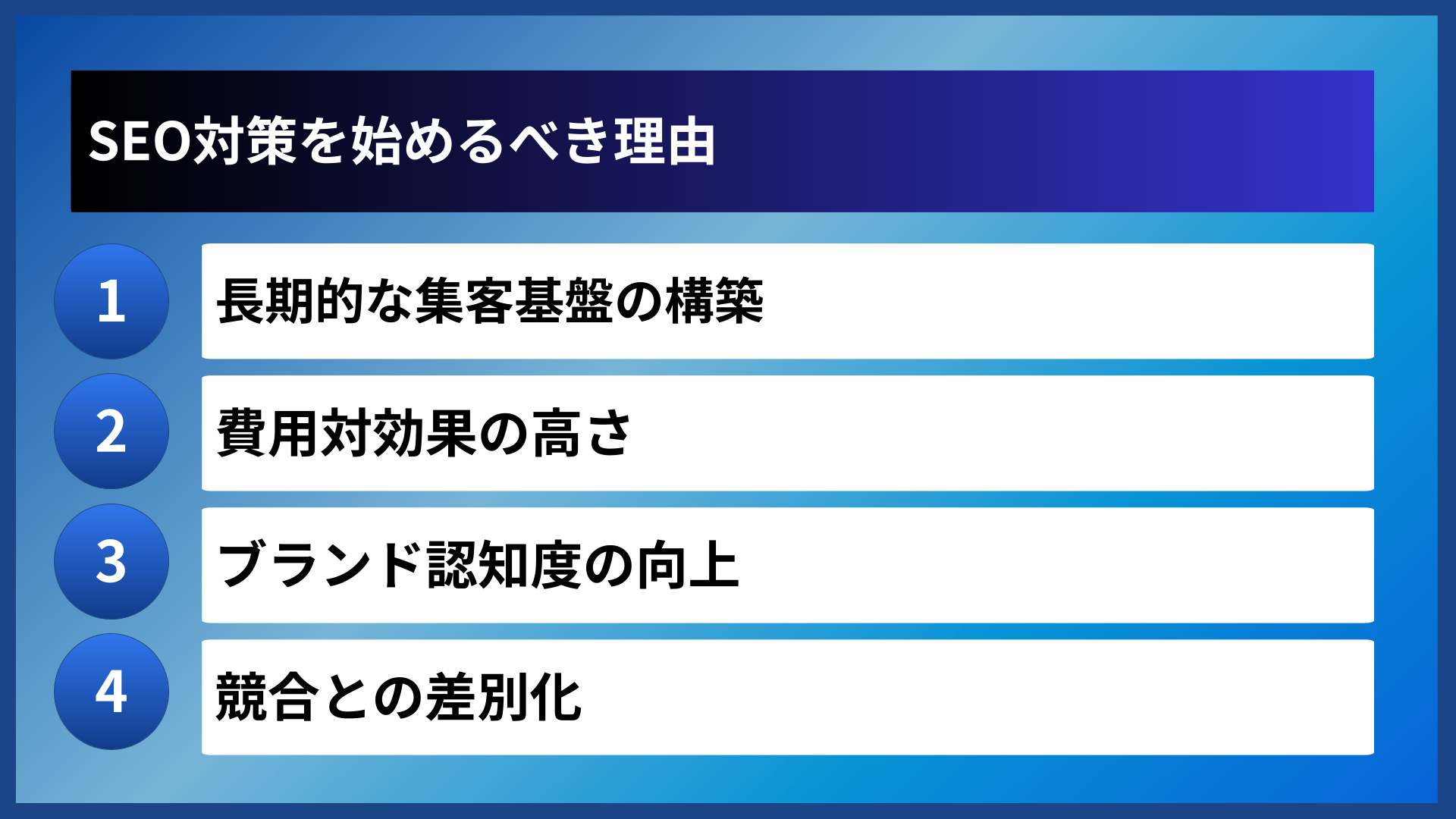 SEO対策を始めるべき理由
