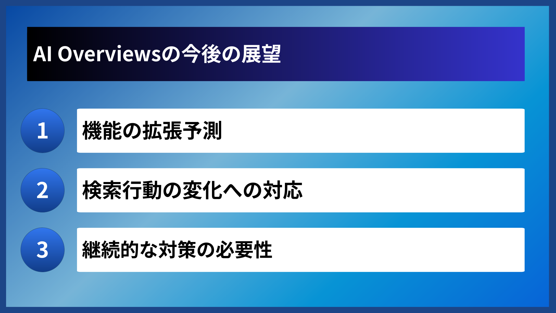 AI Overviewsの今後の展望