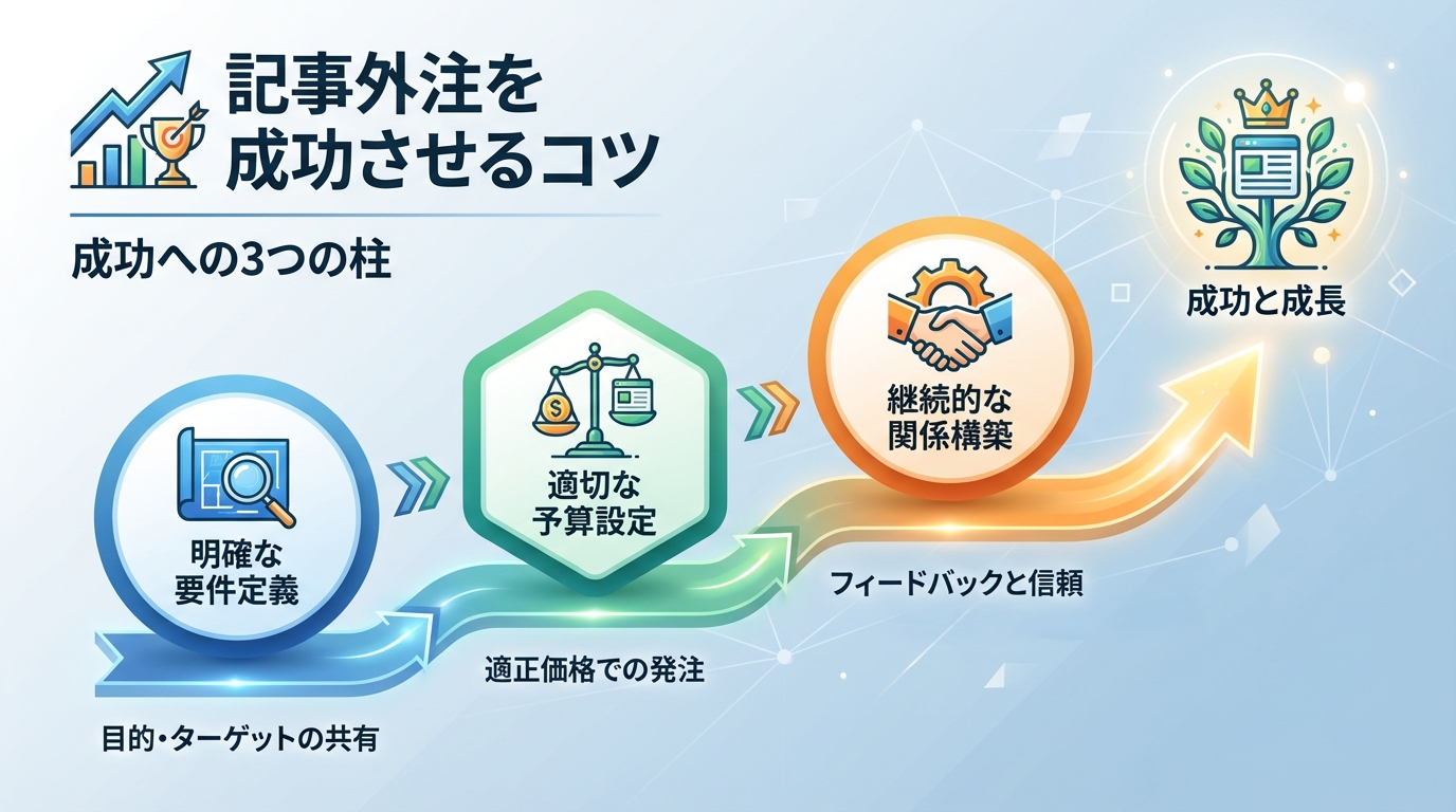 記事外注を成功させるコツ