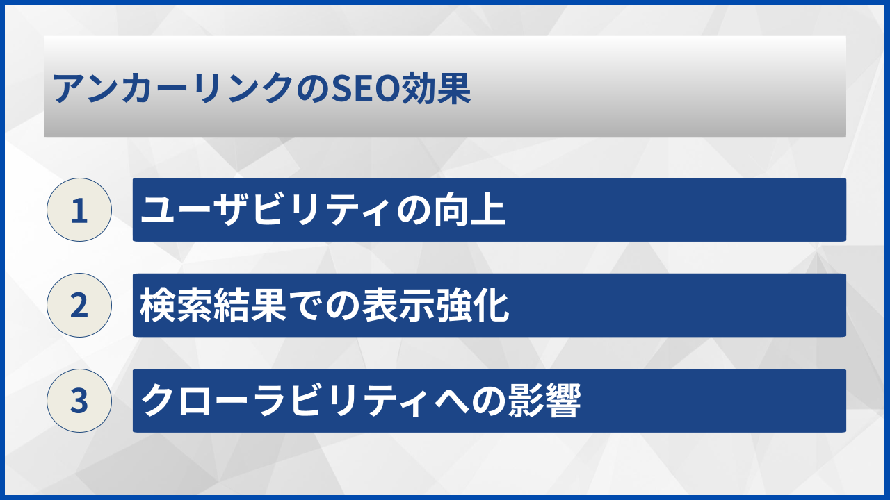 アンカーリンクのSEO効果