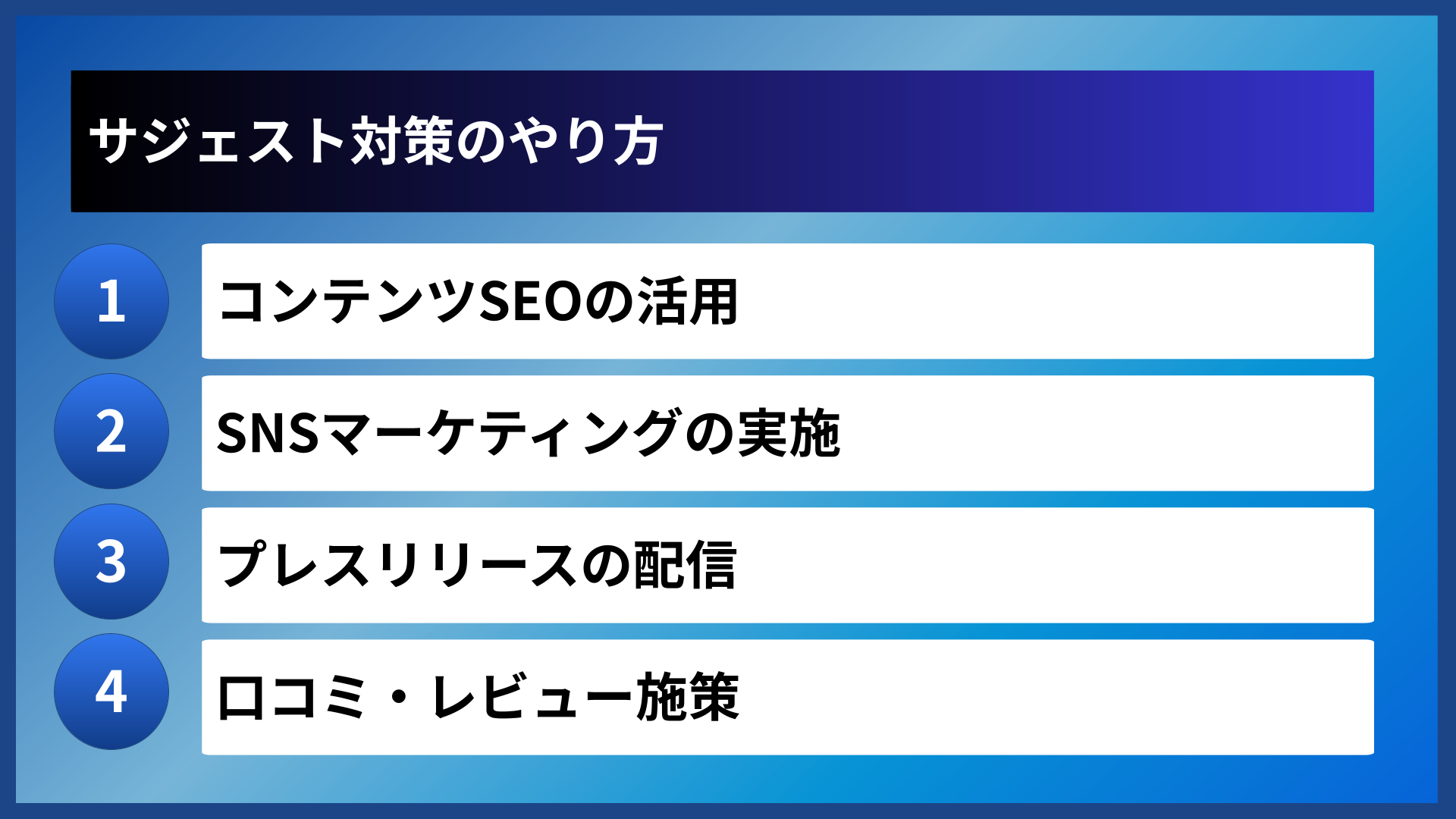 サジェスト対策のやり方