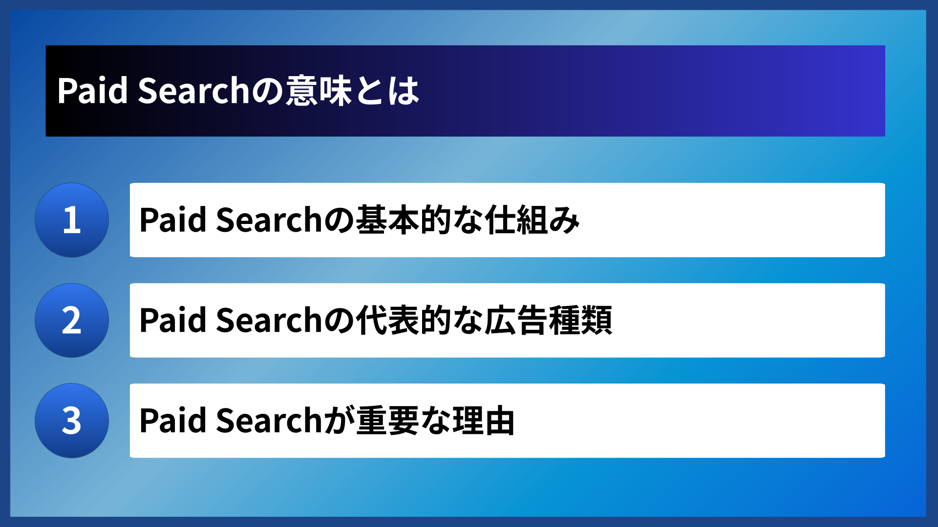 Paid Searchの意味とは