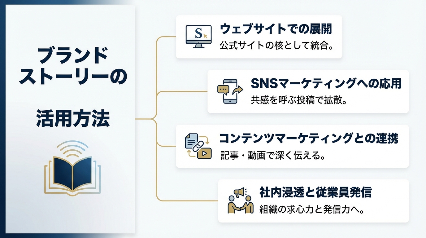ブランドストーリーの活用方法