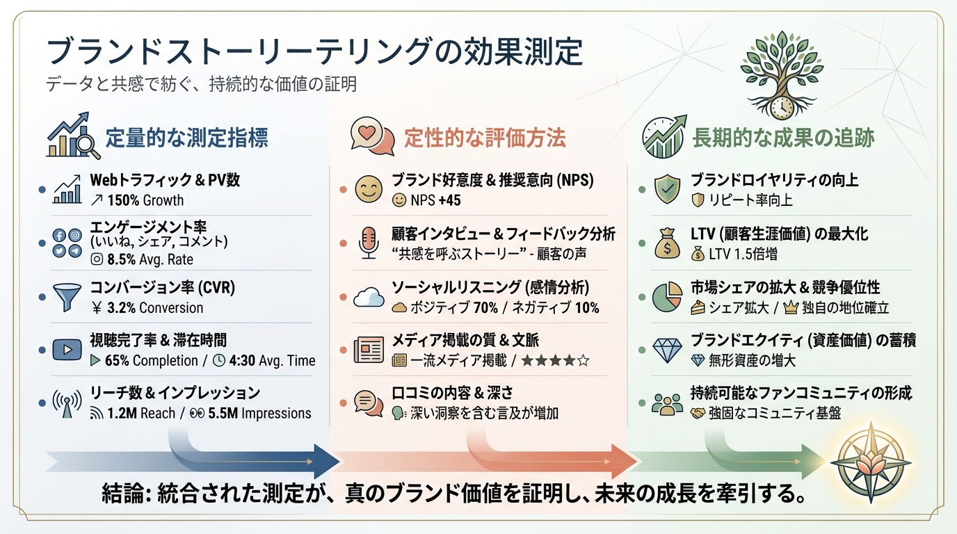 ブランドストーリーテリングの効果測定