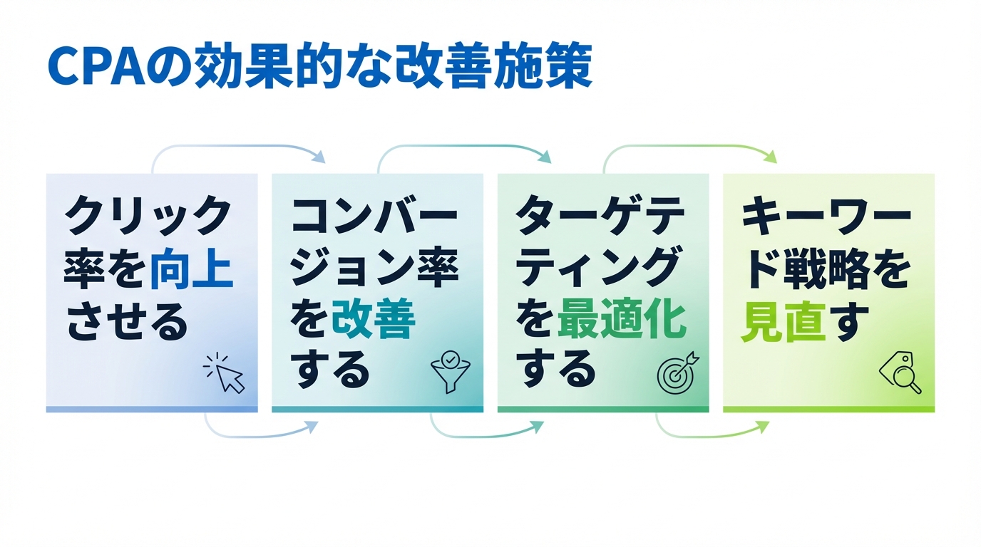 CPAの効果的な改善施策