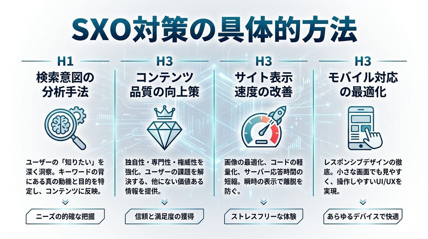 SXO対策の具体的方法