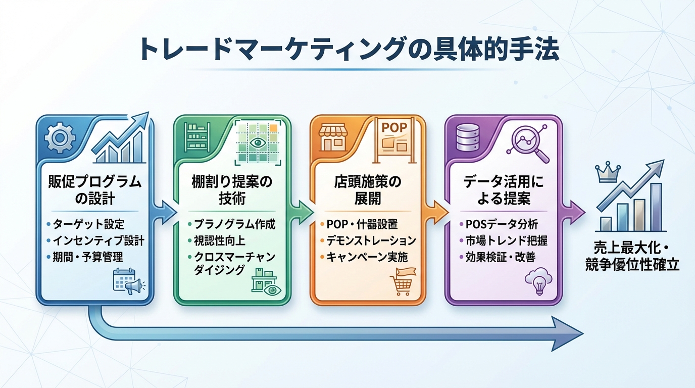 トレードマーケティングの具体的手法