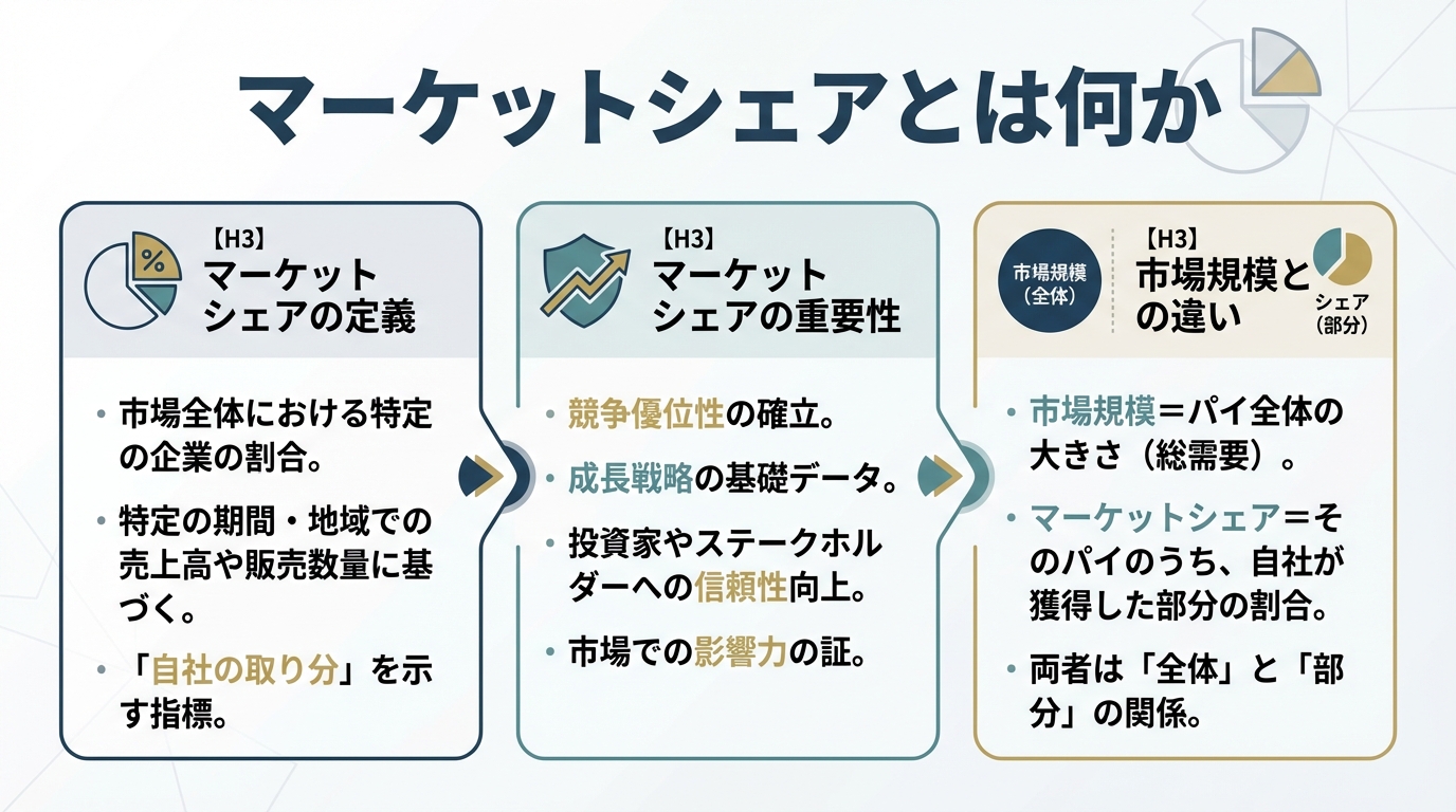 マーケットシェアとは何か