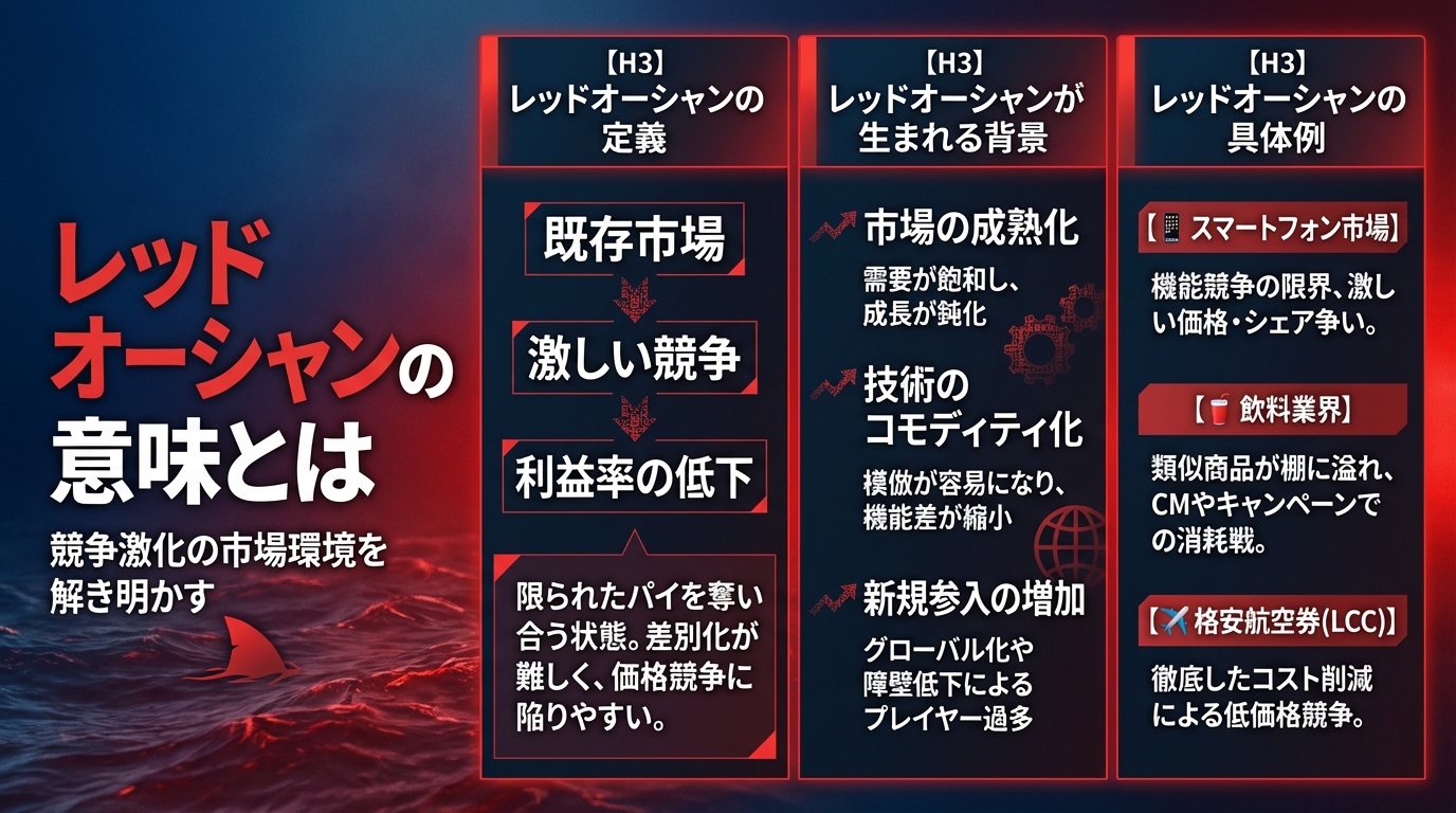 レッドオーシャンの意味とは