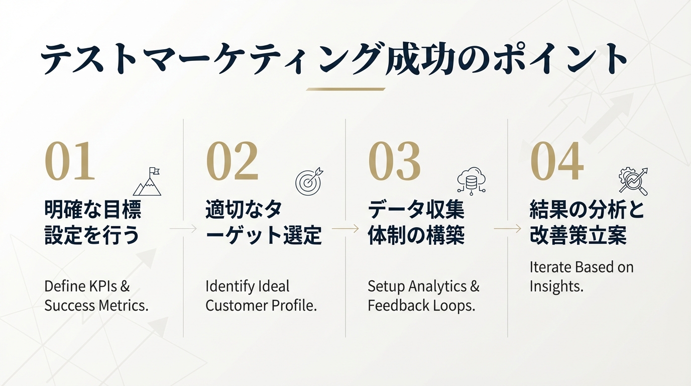 テストマーケティング成功のポイント