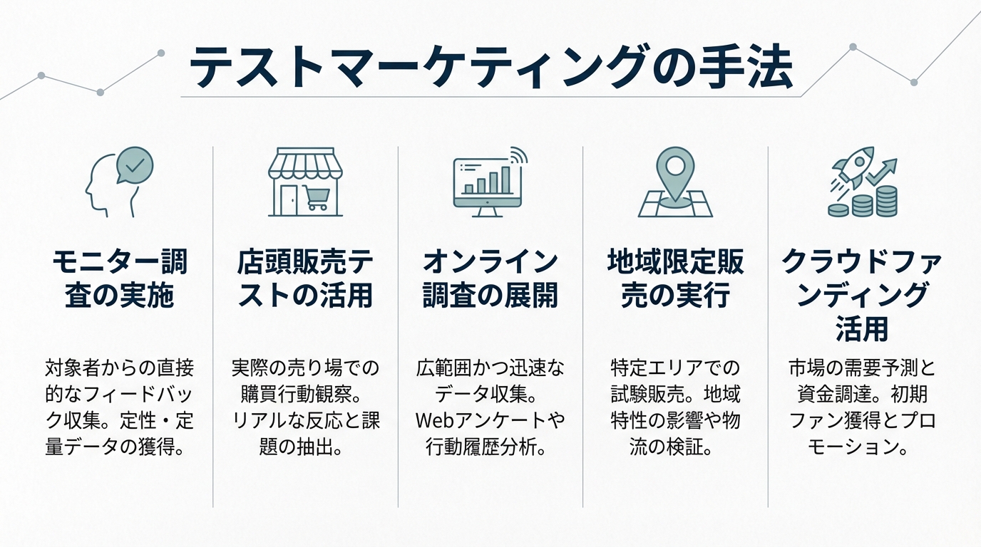 テストマーケティングの手法