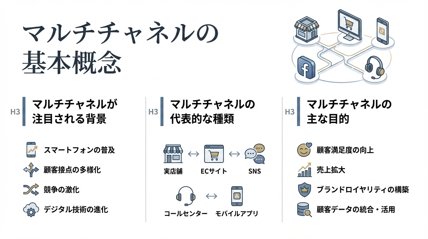 マルチチャネルの基本概念