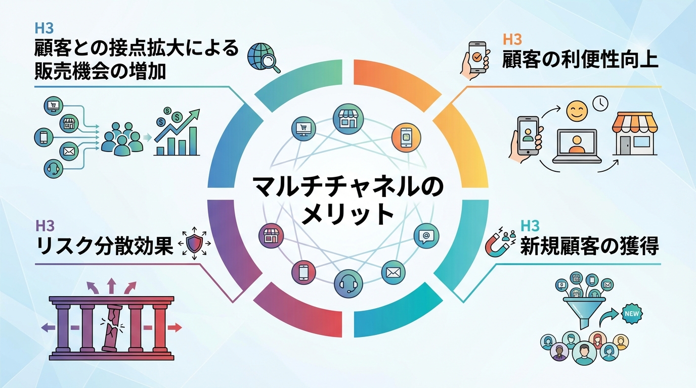 マルチチャネルのメリット