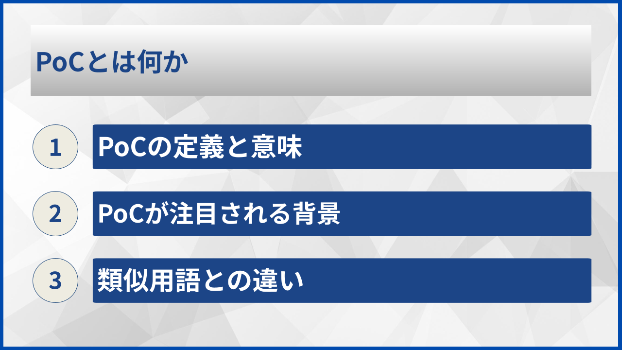 PoCとは何か