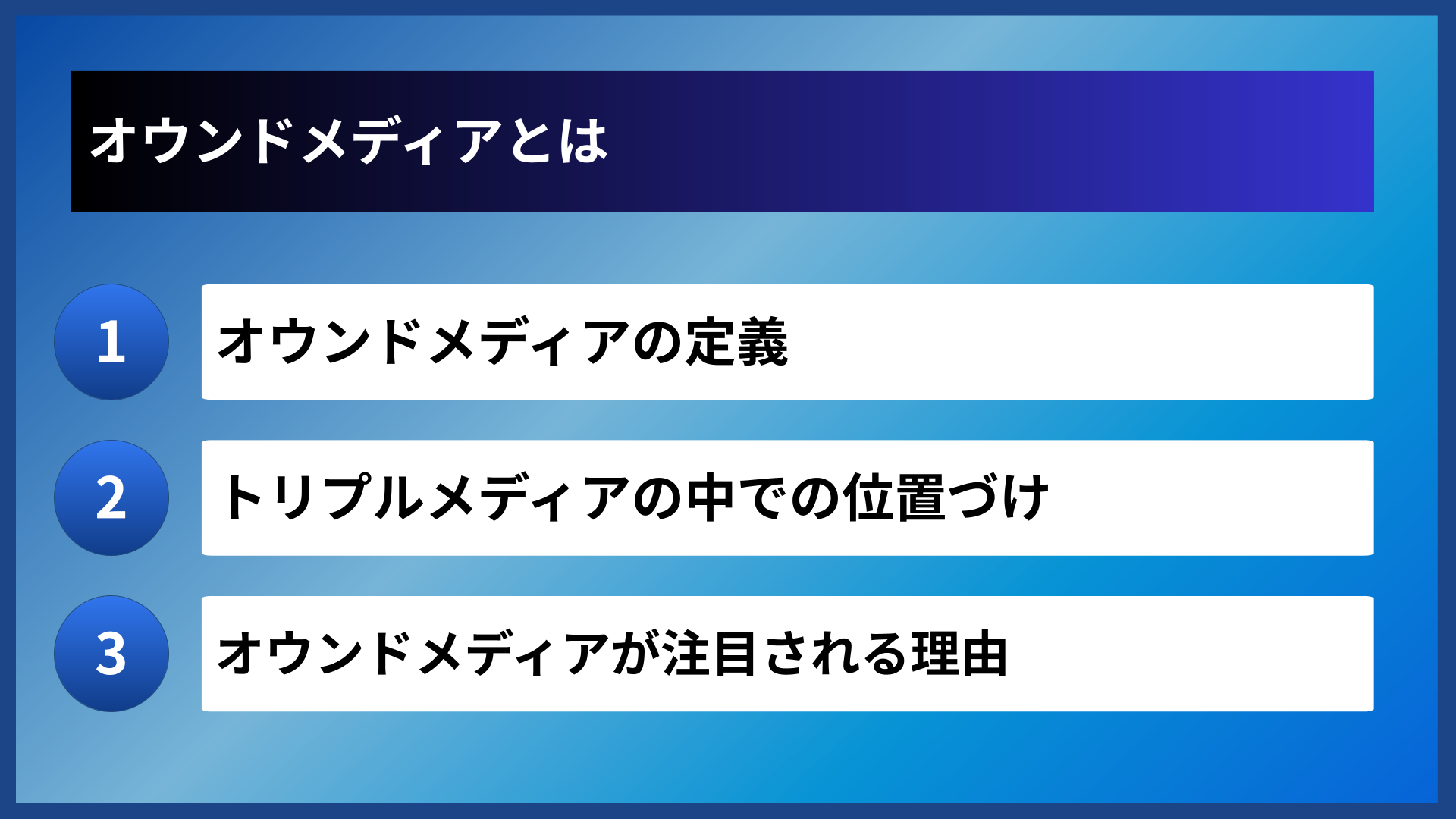 オウンドメディアとは