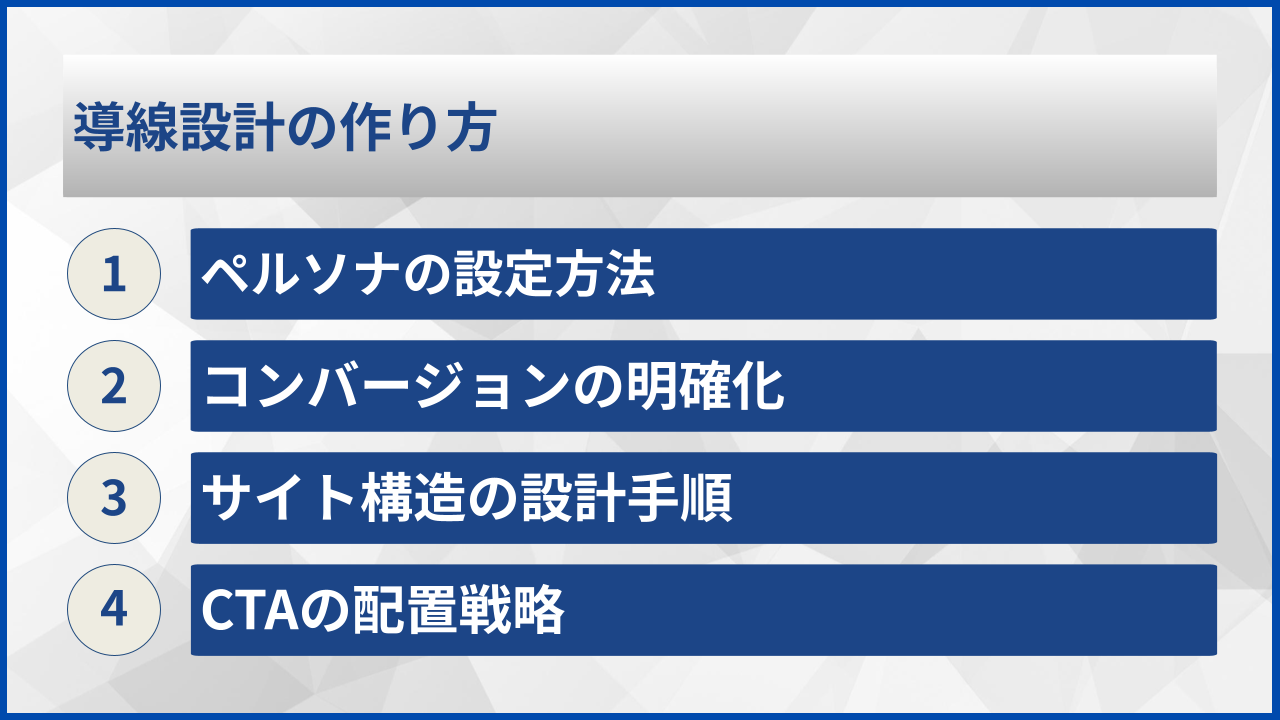 導線設計の作り方