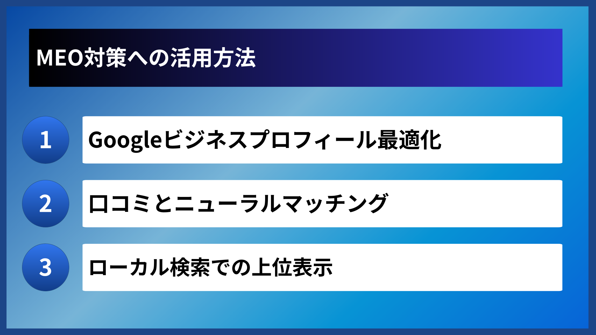 MEO対策への活用方法