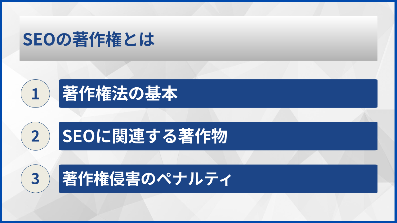 SEOの著作権とは