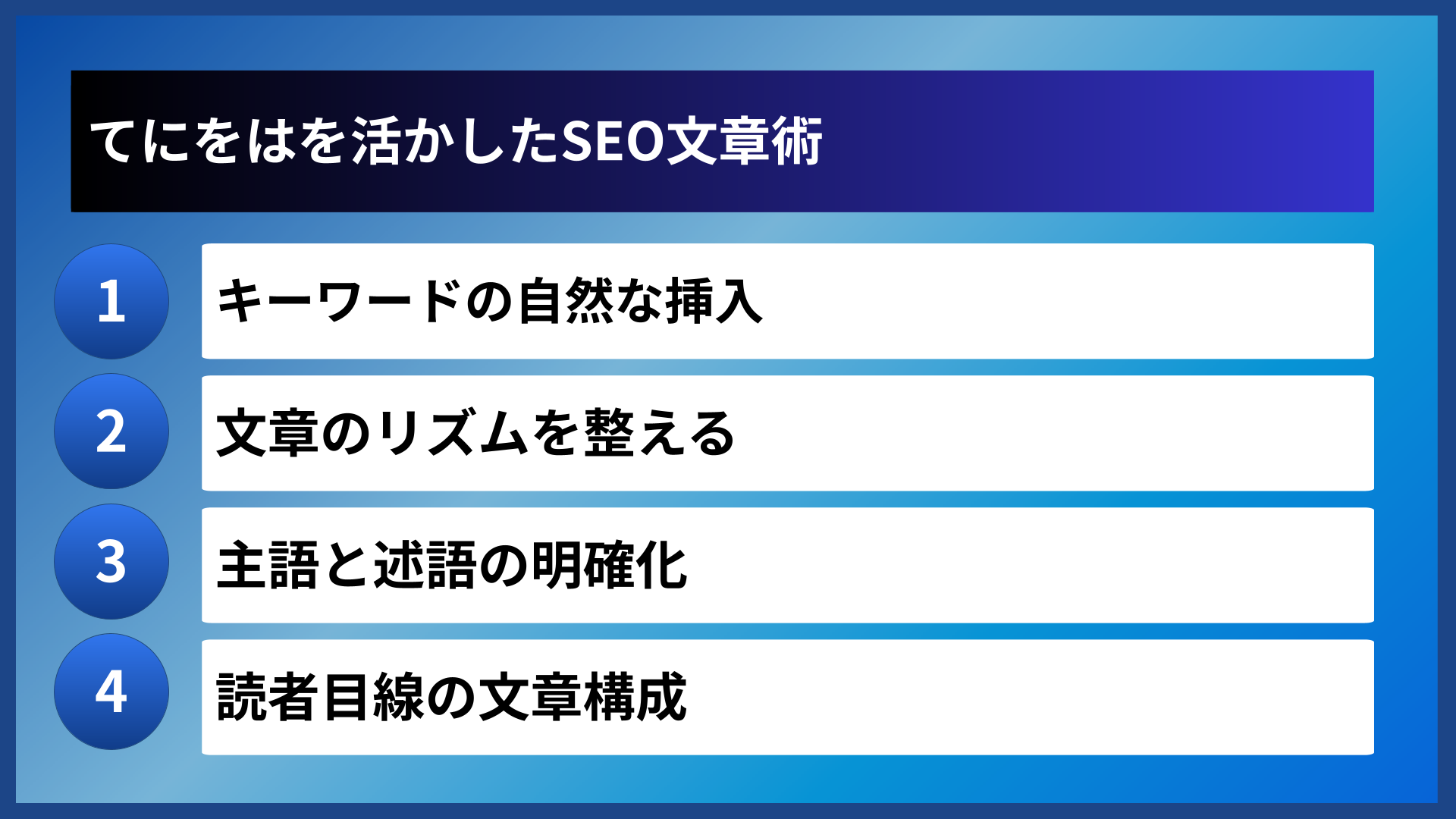 てにをはを活かしたSEO文章術