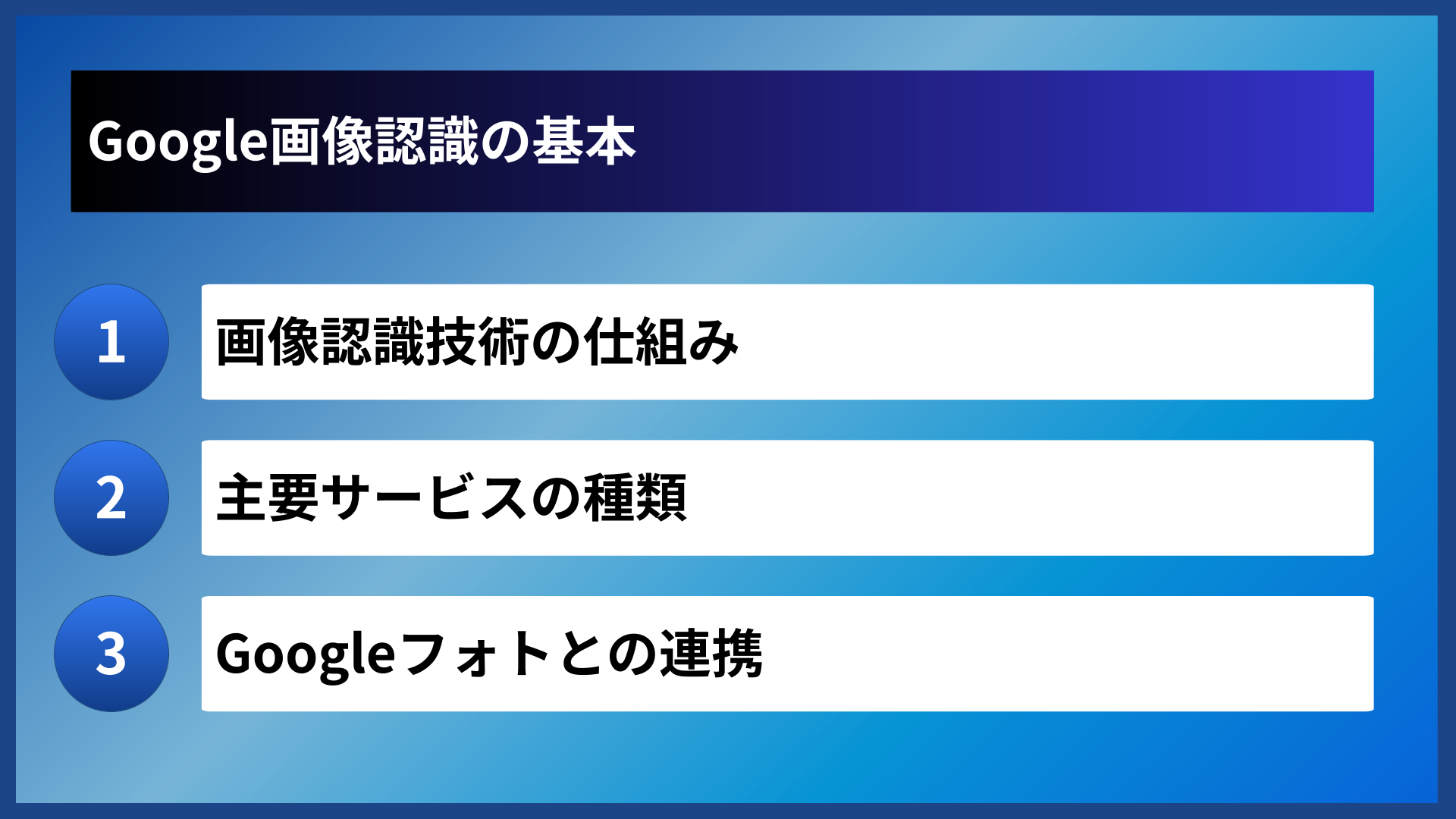 Google画像認識の基本