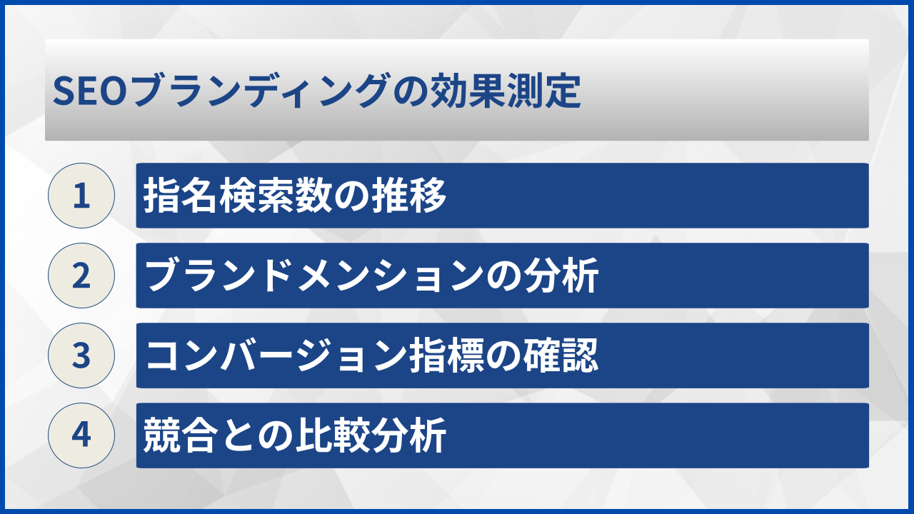 SEOブランディングの効果測定