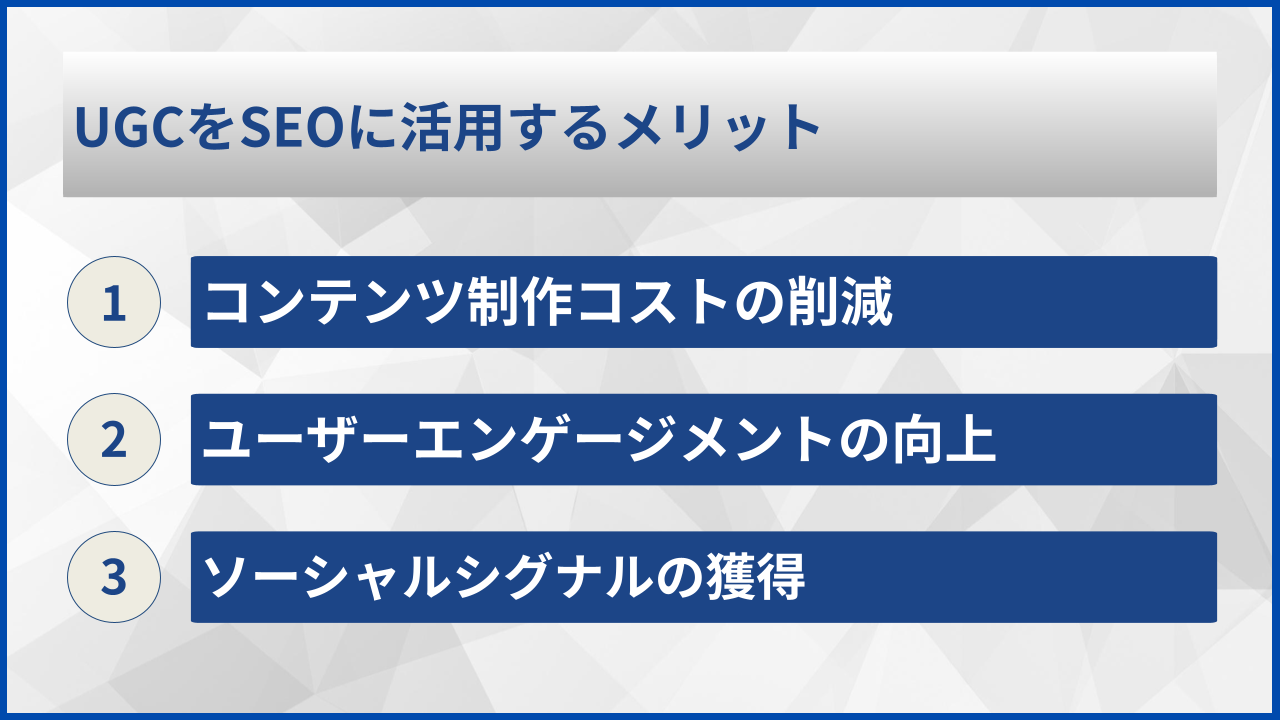 UGCをSEOに活用するメリット