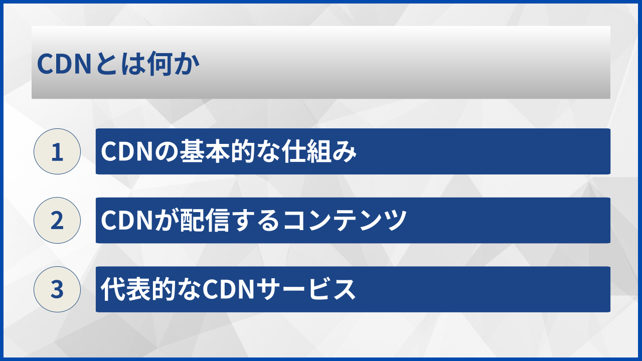 CDNとは何か