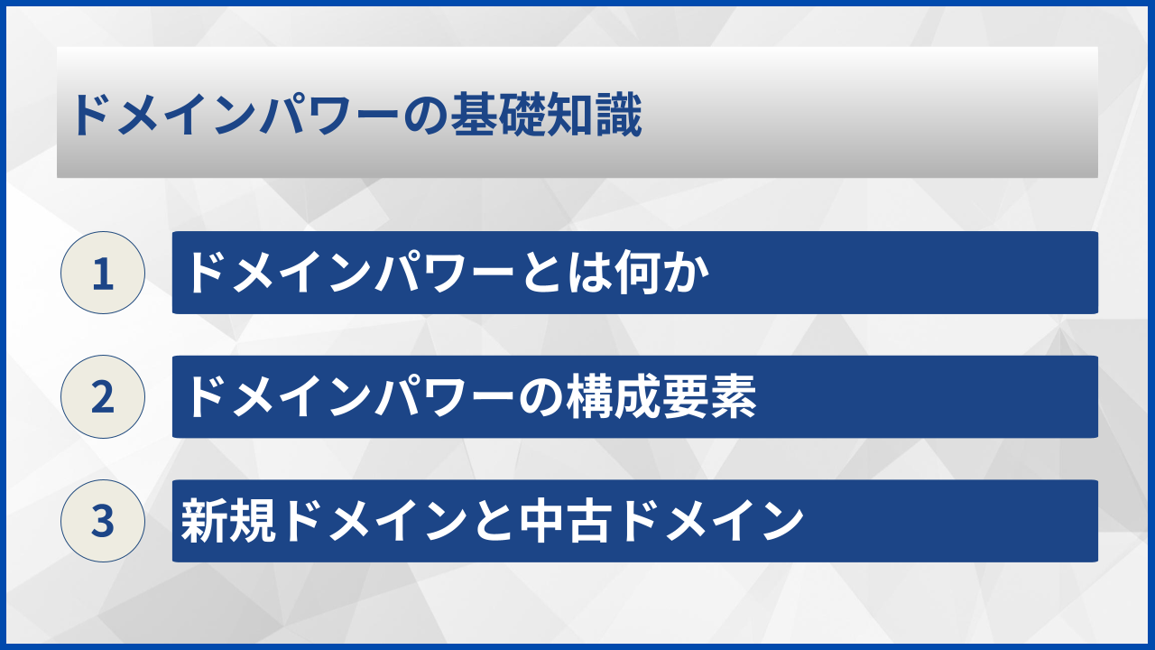 ドメインパワーの基礎知識
