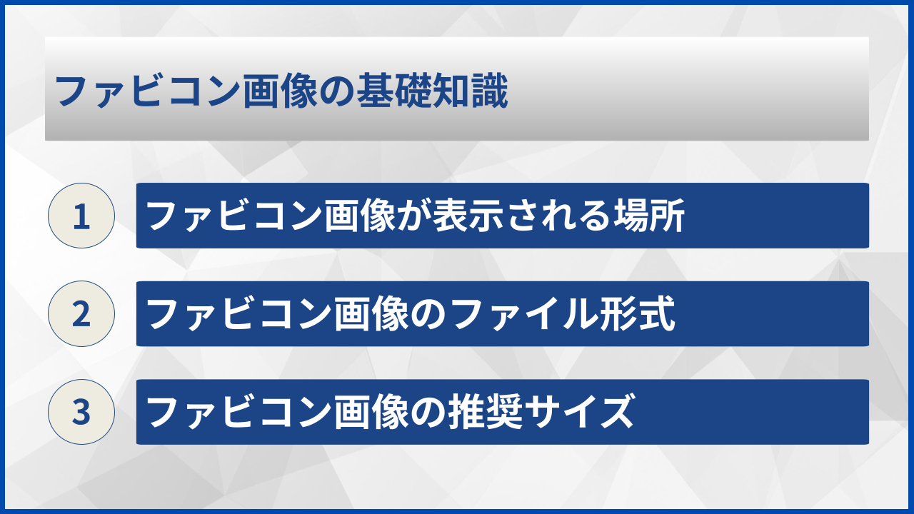 ファビコン画像の基礎知識