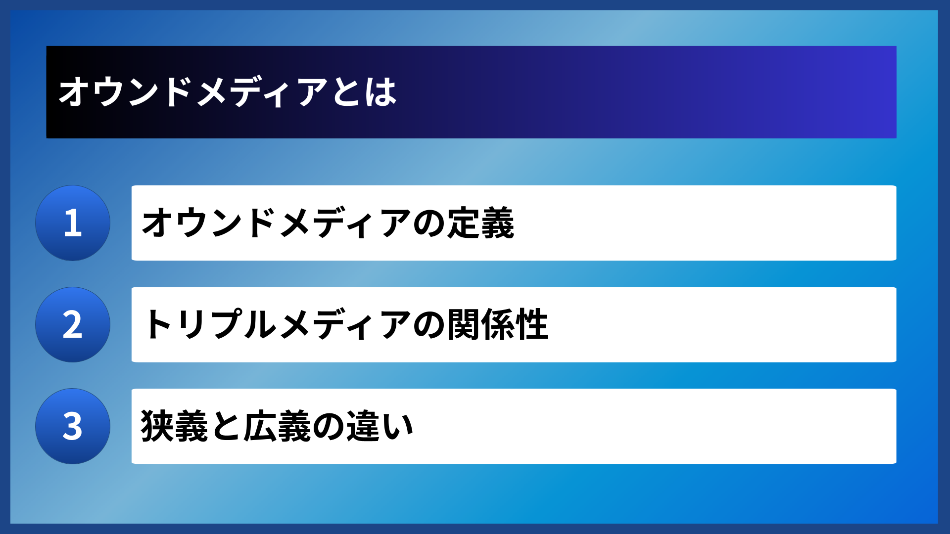オウンドメディアとは