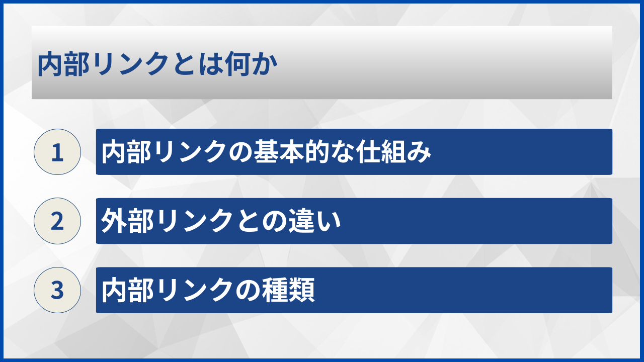 内部リンクとは何か