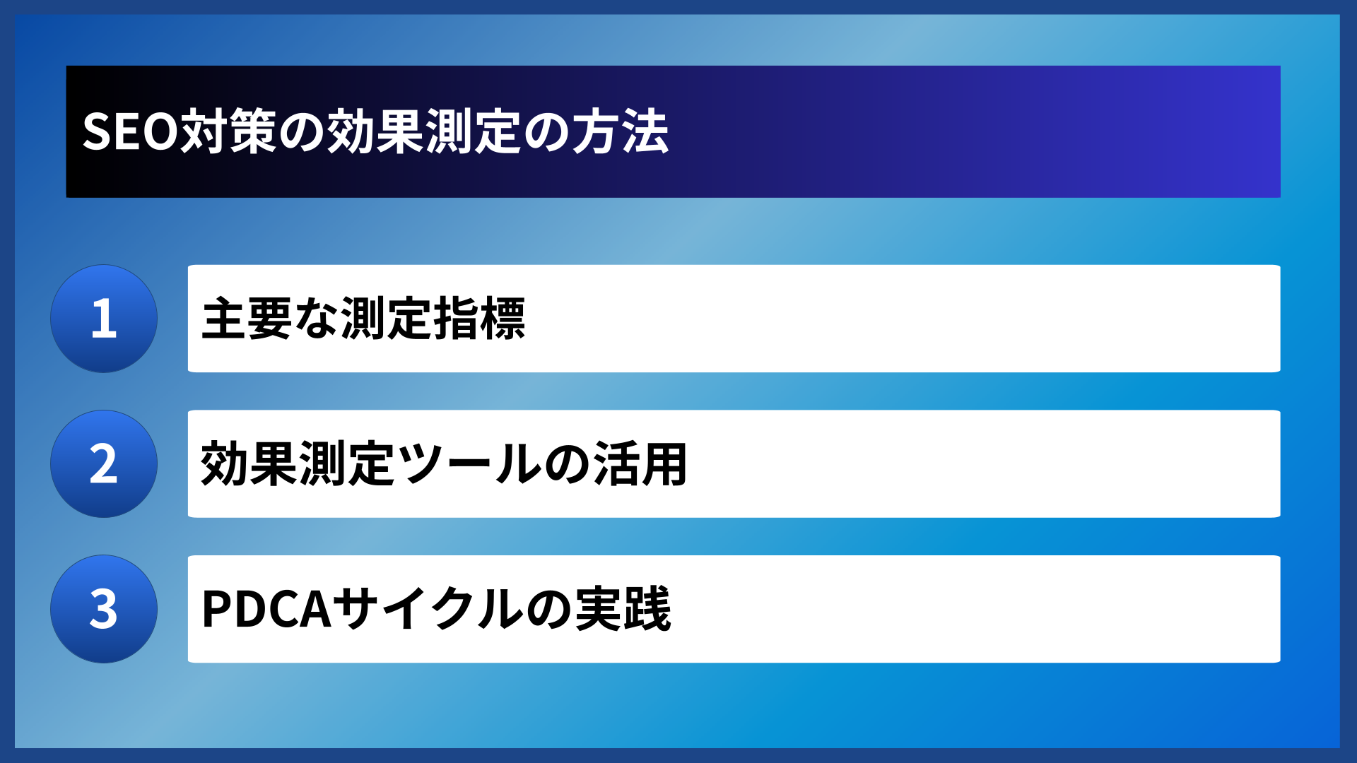 SEO対策の効果測定の方法
