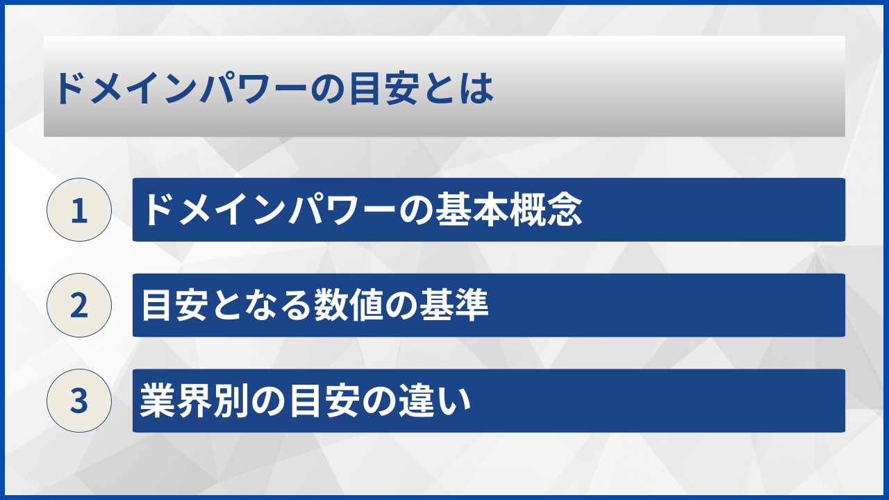 ドメインパワーの目安とは