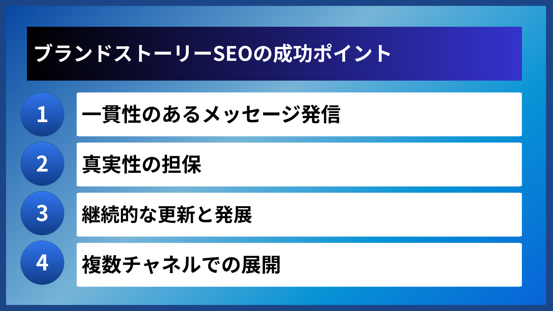 ブランドストーリーSEOの成功ポイント
