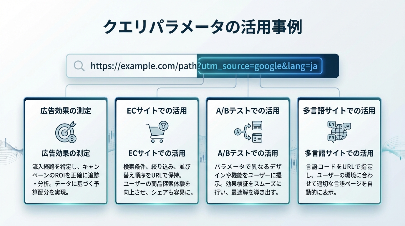 クエリパラメータの活用事例