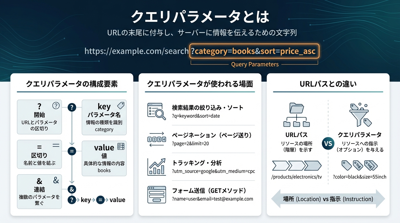 クエリパラメータとは