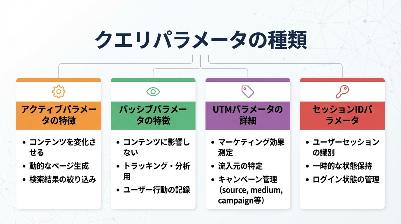 クエリパラメータの種類