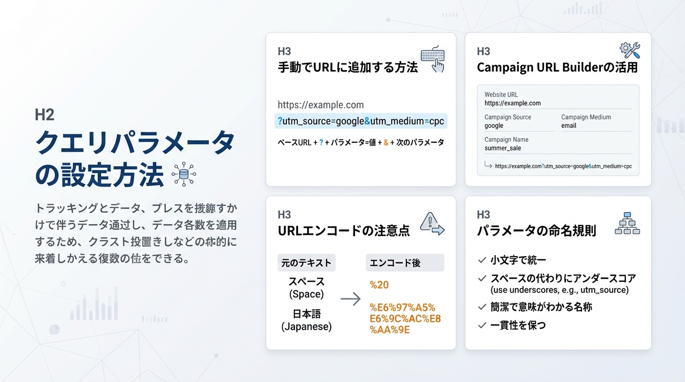 クエリパラメータの設定方法