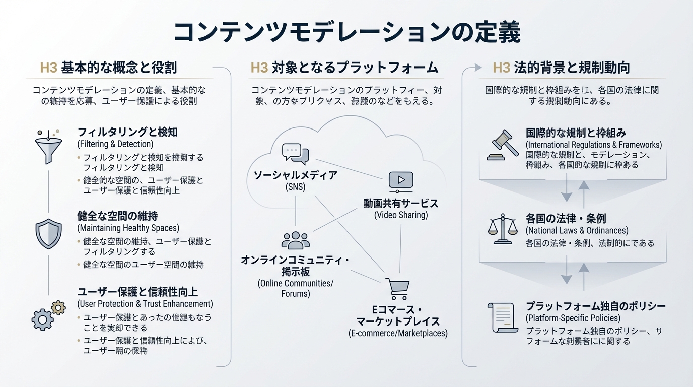 コンテンツモデレーションの定義